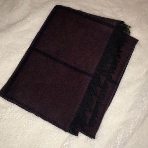 ❄️2 FOR $20❄️ Purple & Black flannel blanket scarf